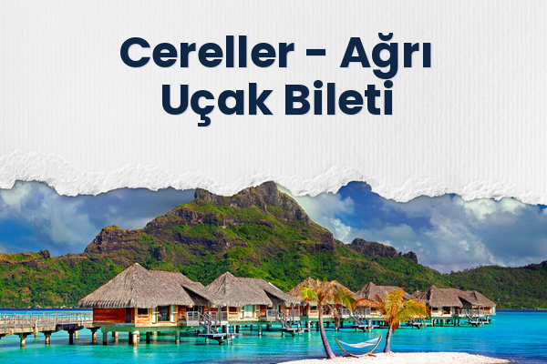Cereller → Ağrı Uçak Bileti