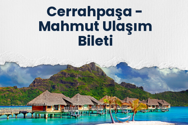 Cerrahpaşa → Mahmut Ulaşım Bileti