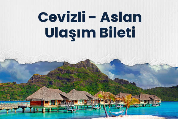 Cevizli → Aslan Ulaşım Bileti