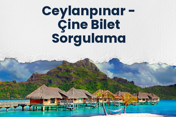 Ceylanpınar → Çine Bilet Sorgulama
