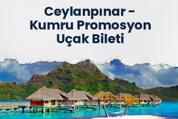 Ceylanpınar → Kumru Promosyon Uçak Bileti