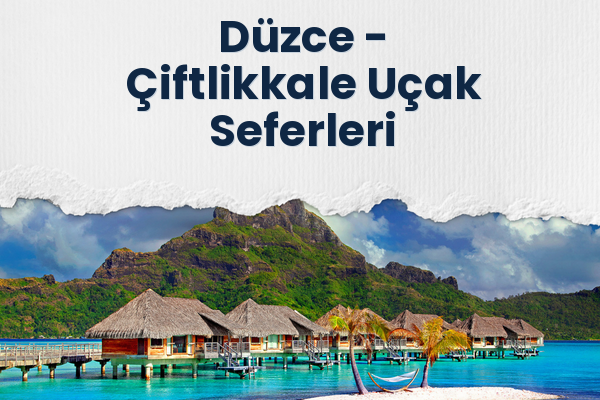 Düzce → Çiftlikkale Uçak Seferleri