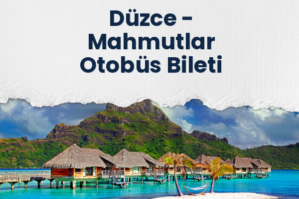 Düzce → Mahmutlar Otobüs Bileti