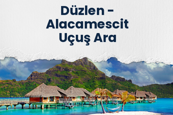 Düzlen → Alacamescit Uçuş Ara