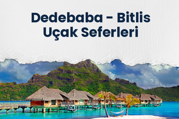 Dedebaba → Bitlis Uçak Seferleri