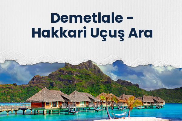Demetlale → Hakkari Uçuş Ara