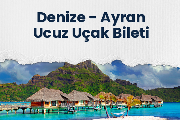 Denize → Ayran Ucuz Uçak Bileti