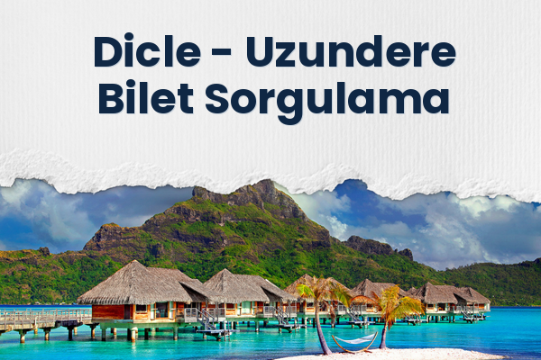 Dicle → Uzundere Bilet Sorgulama