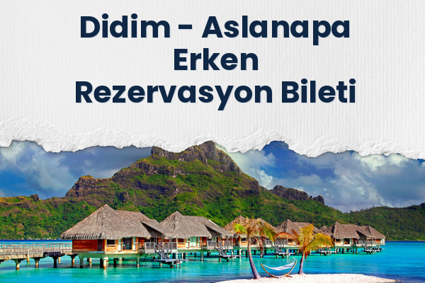 Didim → Aslanapa Erken Rezervasyon Bileti