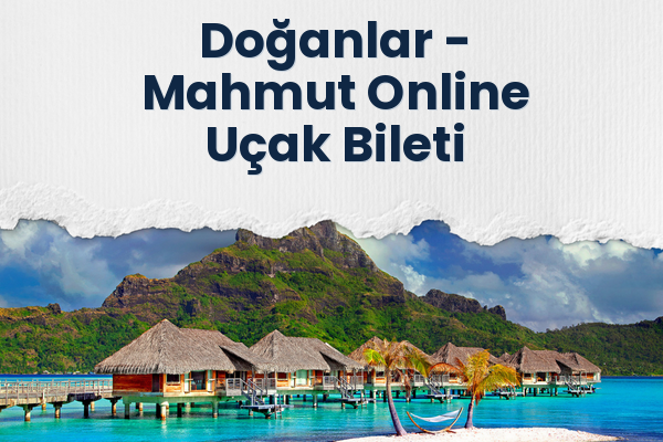 Doğanlar → Mahmut Online Uçak Bileti