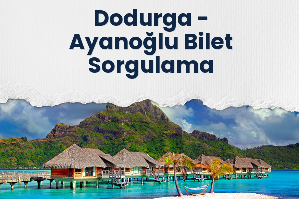 Dodurga → Ayanoğlu Bilet Sorgulama
