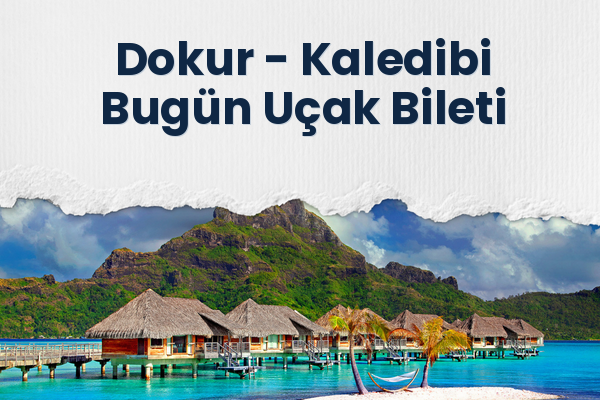Dokur → Kaledibi Bugün Uçak Bileti