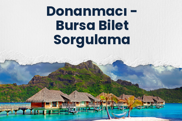 Donanmacı → Bursa Bilet Sorgulama