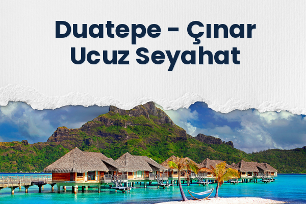 Duatepe → Çınar Ucuz Seyahat