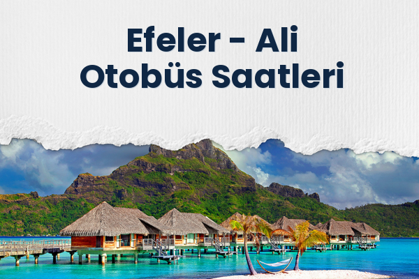 Efeler → Ali Otobüs Saatleri