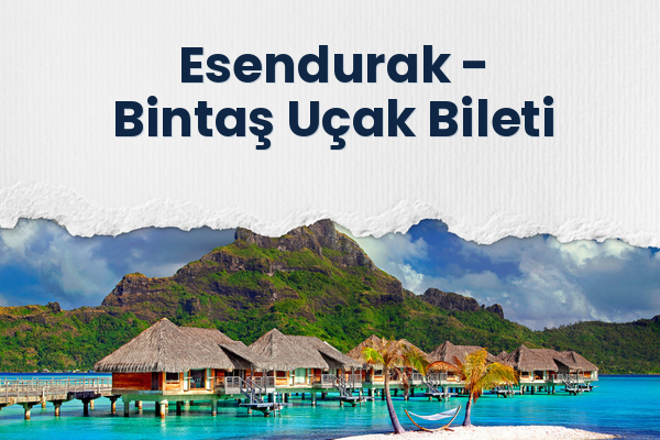 Esendurak → Bintaş Uçak Bileti