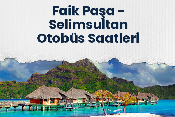 Faik Paşa → Selimsultan Otobüs Saatleri