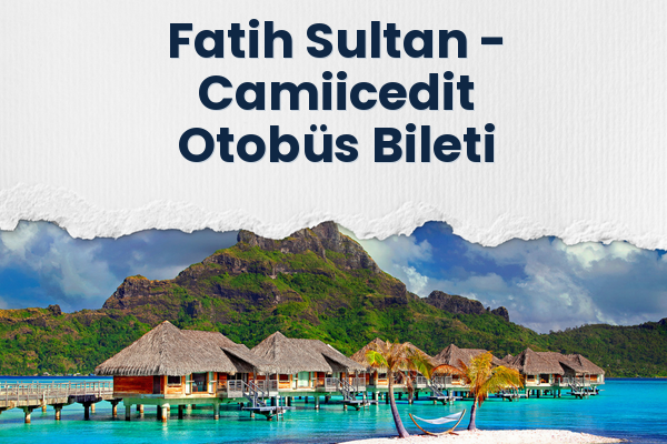 Fatih Sultan → Camiicedit Otobüs Bileti