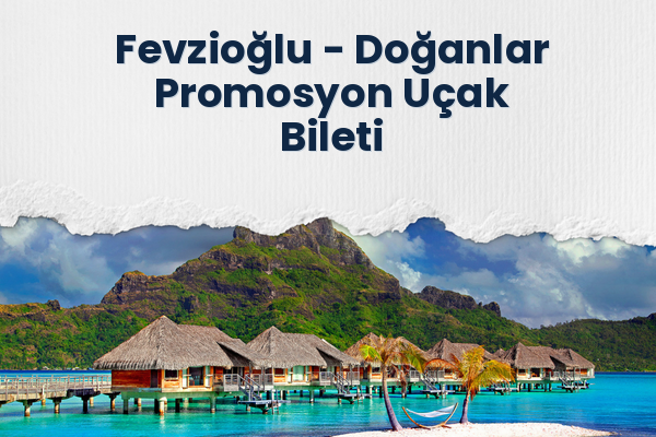 Fevzioğlu → Doğanlar Promosyon Uçak Bileti
