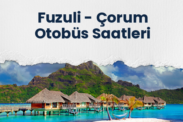 Fuzuli → Çorum Otobüs Saatleri