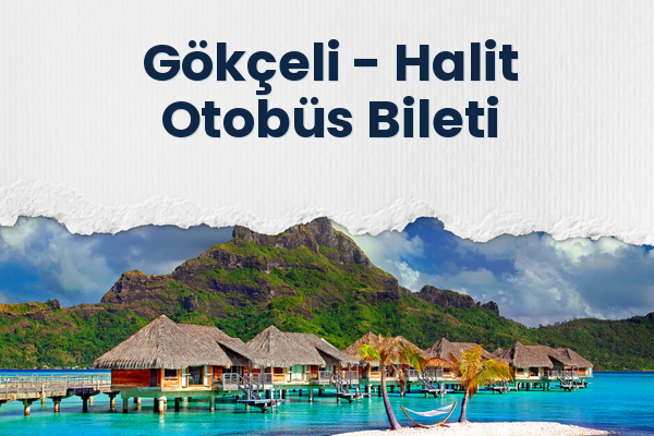 Gökçeli → Halit Otobüs Bileti