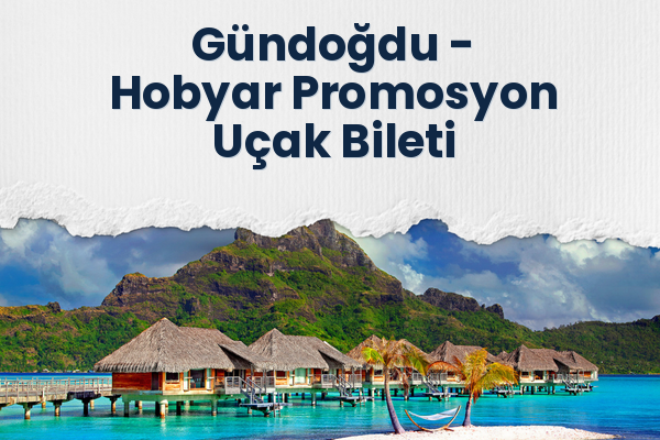 Gündoğdu → Hobyar Promosyon Uçak Bileti