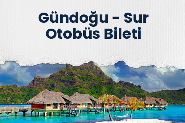 Gündoğu → Sur Otobüs Bileti