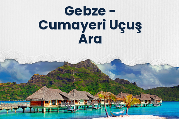 Gebze → Cumayeri Uçuş Ara