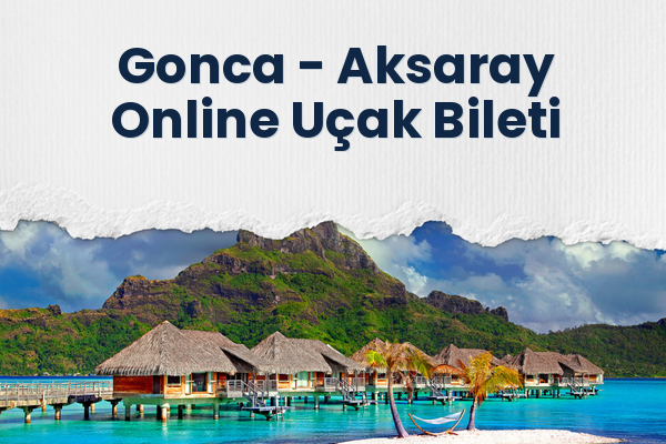 Gonca → Aksaray Online Uçak Bileti