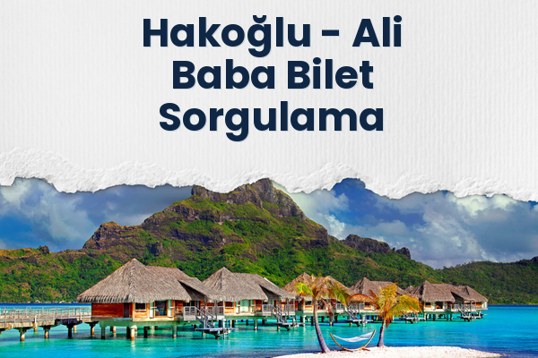 Hakoğlu → Ali Baba Bilet Sorgulama