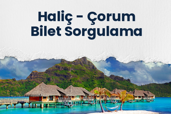 Haliç → Çorum Bilet Sorgulama