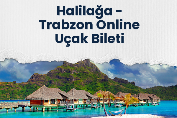 Halilağa → Trabzon Online Uçak Bileti