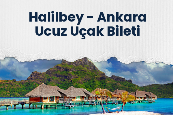 Halilbey → Ankara Ucuz Uçak Bileti