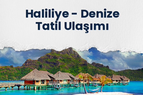 Haliliye → Denize Tatil Ulaşımı