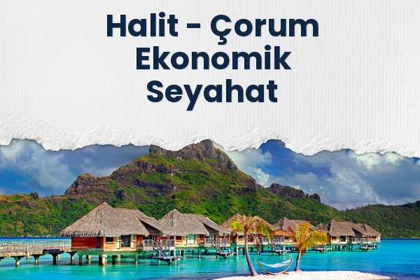 Halit → Çorum Ekonomik Seyahat