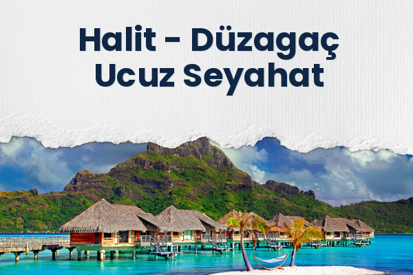 Halit → Düzagaç Ucuz Seyahat