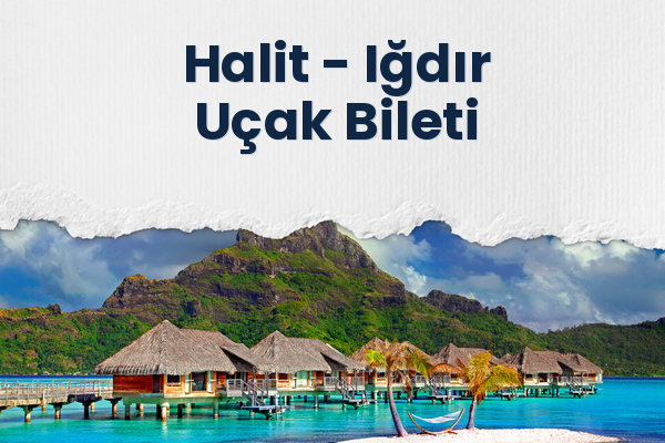 Halit → Iğdır Uçak Bileti