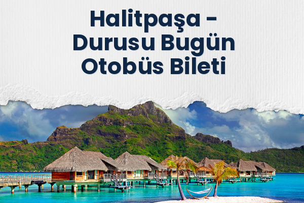 Halitpaşa → Durusu Bugün Otobüs Bileti