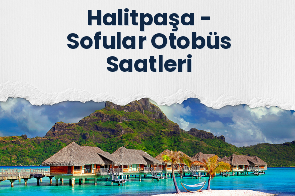 Halitpaşa → Sofular Otobüs Saatleri