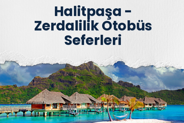 Halitpaşa → Zerdalilik Otobüs Seferleri
