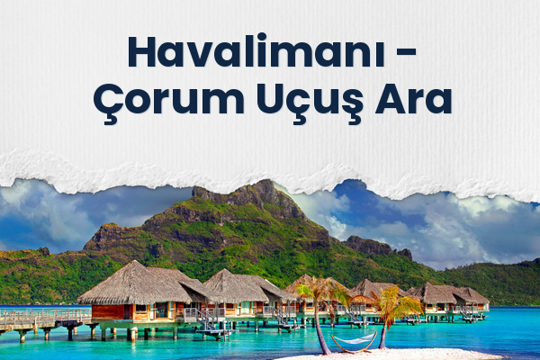 Havalimanı → Çorum Uçuş Ara