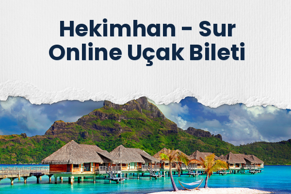 Hekimhan → Sur Online Uçak Bileti