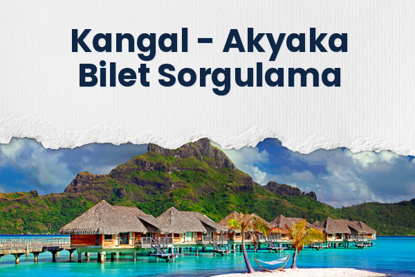 Kangal → Akyaka Bilet Sorgulama