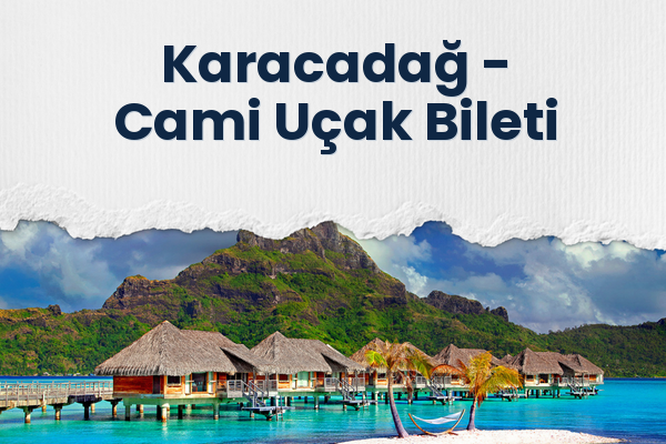 Karacadağ → Cami Uçak Bileti