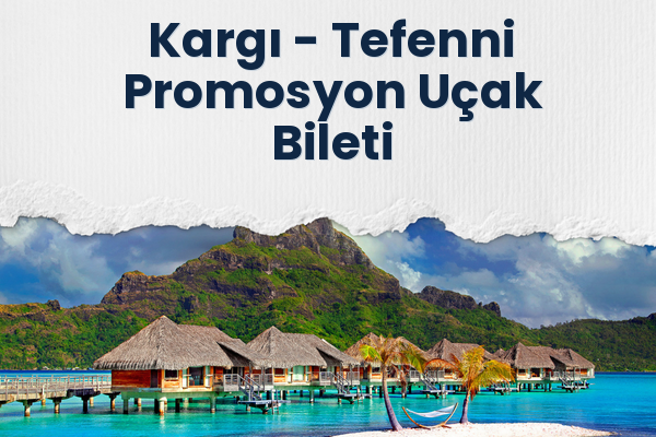 Kargı → Tefenni Promosyon Uçak Bileti