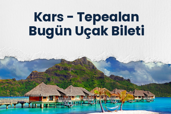 Kars → Tepealan Bugün Uçak Bileti