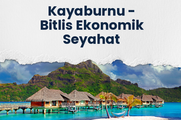 Kayaburnu → Bitlis Ekonomik Seyahat