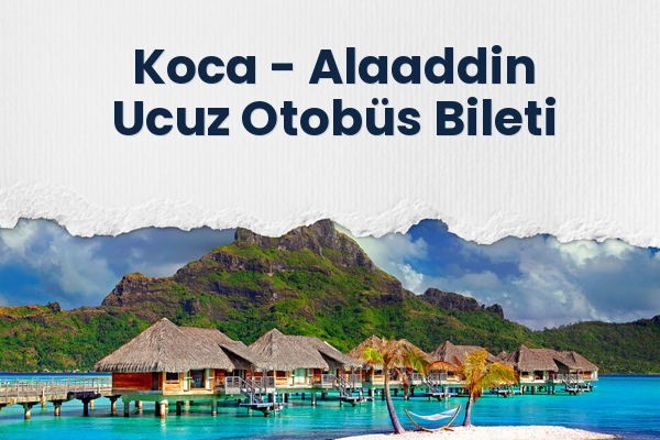 Koca → Alaaddin Ucuz Otobüs Bileti