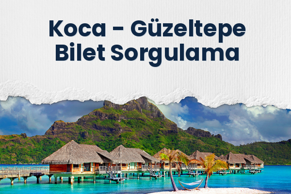 Koca → Güzeltepe Bilet Sorgulama