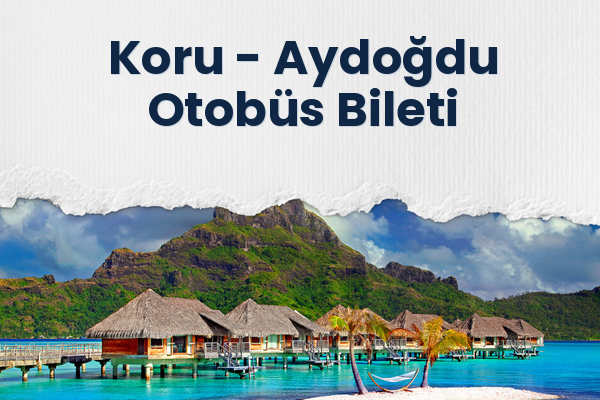 Koru → Aydoğdu Otobüs Bileti